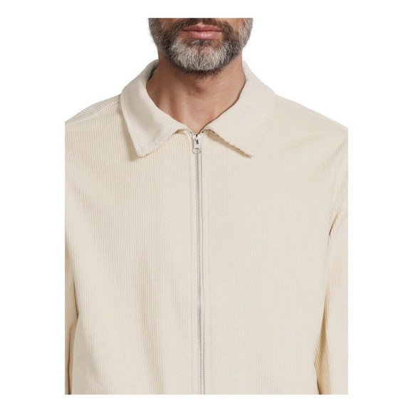 COPY - George Cream Soot Corduroy Full Zip Jacket Medium - Picture 14 of 14